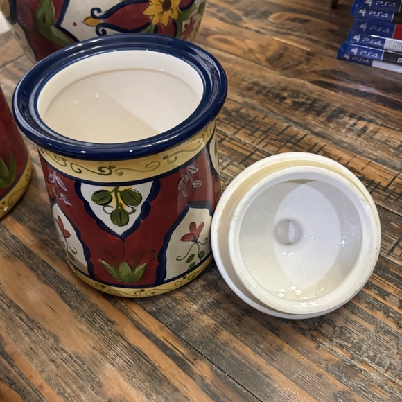 Pier 1 Vallarta  Medium & Small  Canisters - Picture 4 of 12